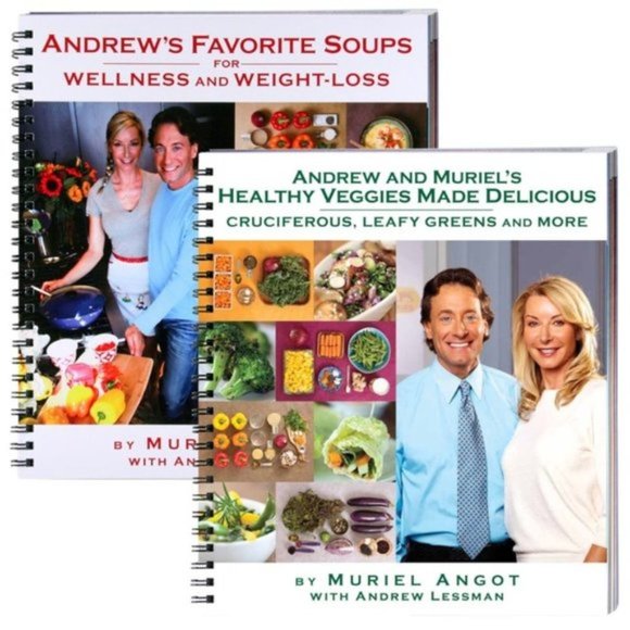 By Muriel Angot and Andrew Lessman 2 Cookbooks - Picture 1 of 8